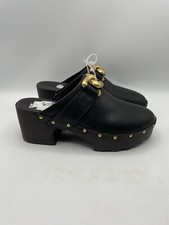 NWOB Aerosoles Crosby Clog Mules Retails 139 Women's Black Size 7 1/2 7.5