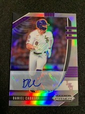 2020 Panini Prizm Draft Picks Baseball Daniel Cabrera Auto #PDP62 Detroit Tigers