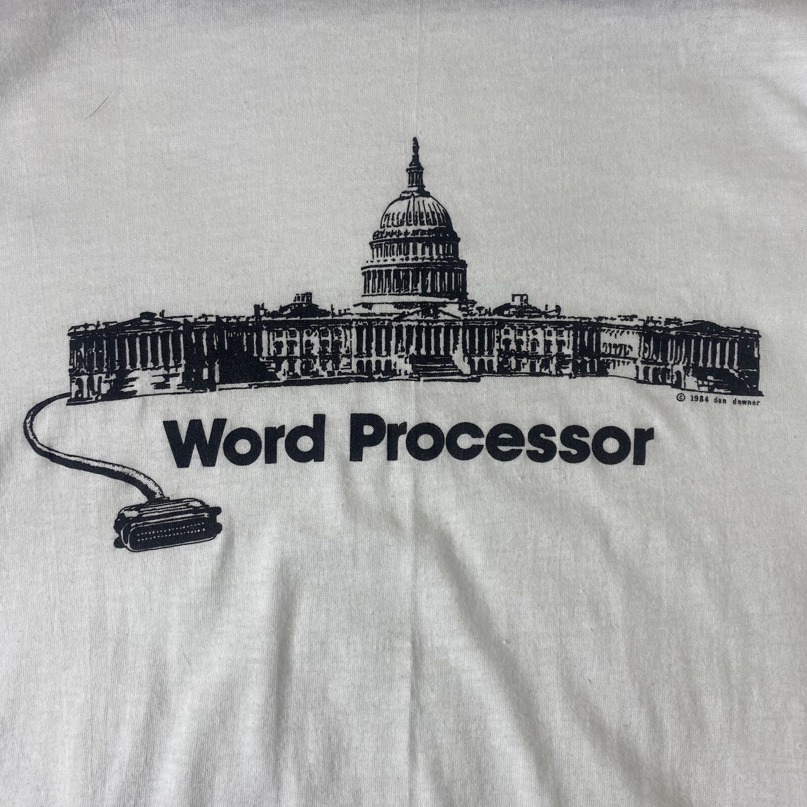 Vintage 80s Word Processor Computer Political Hum… - image 3