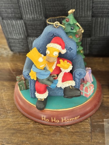 * BRADFORD EDITIONS SIMPSONS CATASTROPHE HO HO HOMER SANTAS LITTLE HELPER *ST - Picture 2 of 10