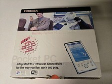 NEW Toshiba e755 pocket PC 2003 with ALL accessories , new in box READ 