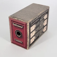 Vintage Encore Hollywood Cardboard Box Roll Film Mail-In Camera