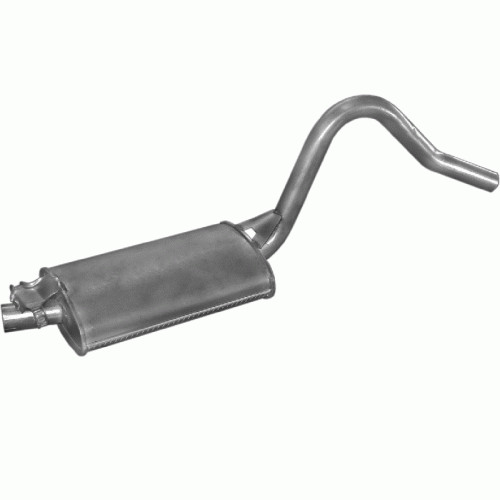 Silencieux intermédiaire Opel Rekord E pour motorisations essence et diesel de 1977 à 1986
