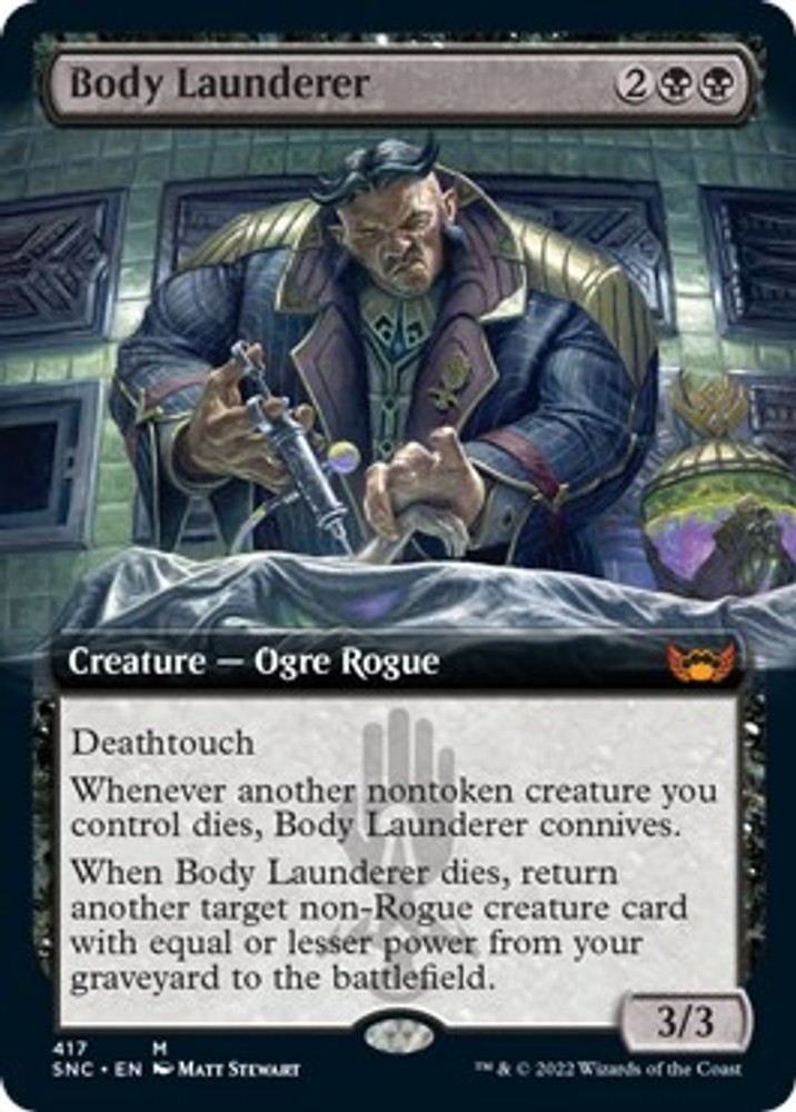 Body Launderer (Extended Art) - MTG SNC 417 - NM