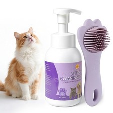 Cat Waterless Shampoo with Brush, for Quick Cleaning Between Baths, No Rinsing N