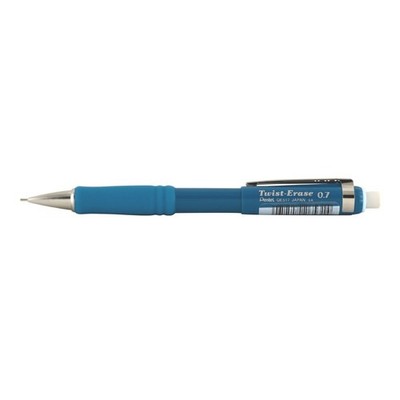 Pentel Twist Erase III Mechanical Pencil 0.7mm Turquoise Barrel 1 Count