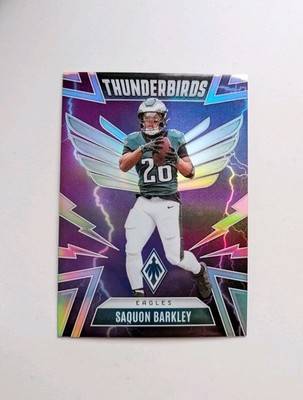 Saquon Barkley - 2025 Panini Phoenix NFL Football - Thunderbirds - Eagles #42