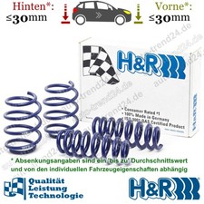 H&R Tieferlegungsfedern 30mm u.a.: BMW 1er Coupé E82, Bj. 2011-2012