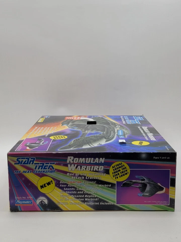Playmates Star Trek Next Generation Romulan Warbird 1993 #6154 Foto 4 de 4