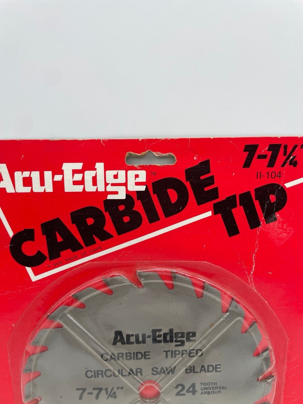 Acu-Edge 7-7 1/4 Carbide Tipped Plywood Circular Table Saw Blade 5/8" Round New