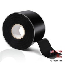 Grip Tape - Rubber Grip Wrap for Pull Up Bars, Bike Handles, 36FT Black