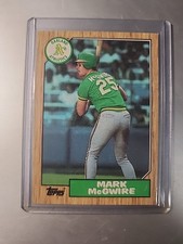 1987 Topps Baseball #366 Mark McGwire Rookie RC Oakland A's
