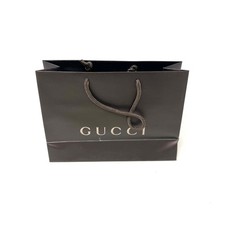 Gucci Brown Used Shopping Bag 6.5" T" X 9.5" L X 3" W