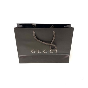 Gucci Brown Used Shopping Bag 6.5" T" X 9.5" L X 3" W