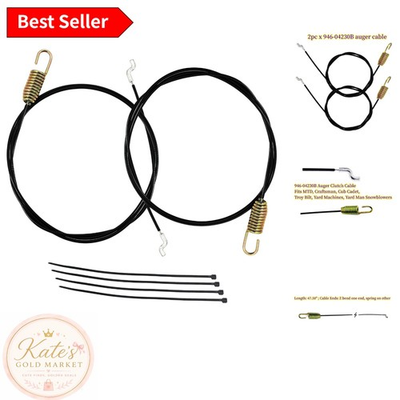 #ad Durable 2 Pack Auger Clutch Cable 946 04230B for MTD amp; Cub Cadet Snowblowers $24.99