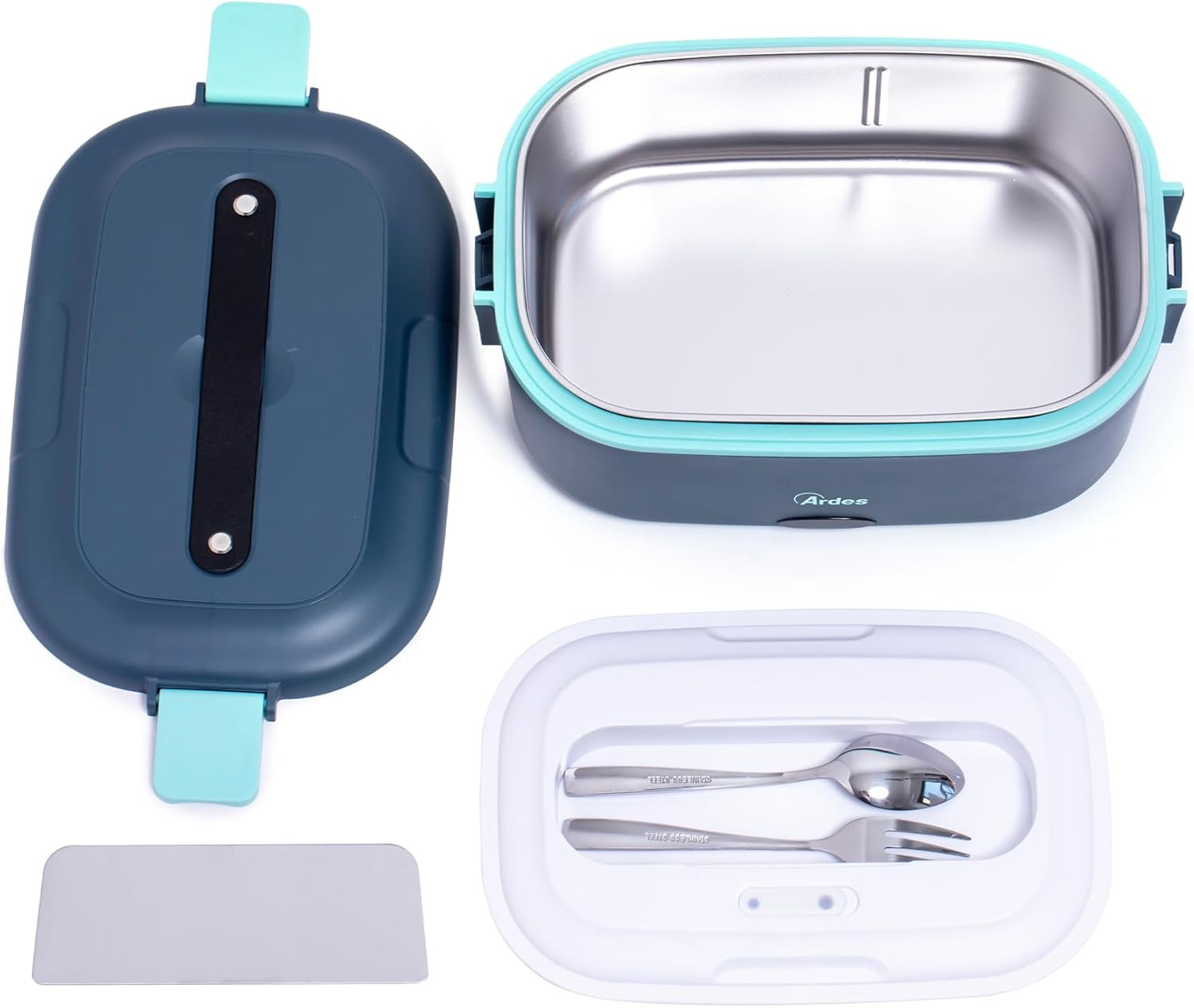 ARLUNCH01 Scaldavivande Elettrico Inox - Ardes Schiscia Portatile 1.5L