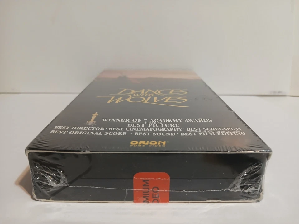 Dances with Wolves (VHS, 1993) Brand New Sealed Kevin Costner Foto 4 de 4