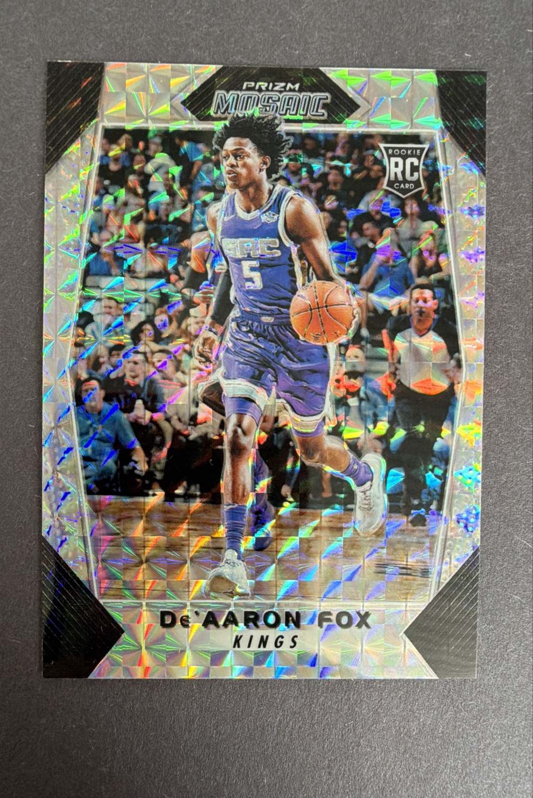 2017-18 Panini Prizm Mosaic - De'Aaron Fox #40 (RC)