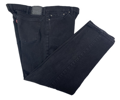Levi s 511 Slim Fit Jeans Mens 40 x 30 Black Stretch Denim 04511-1907