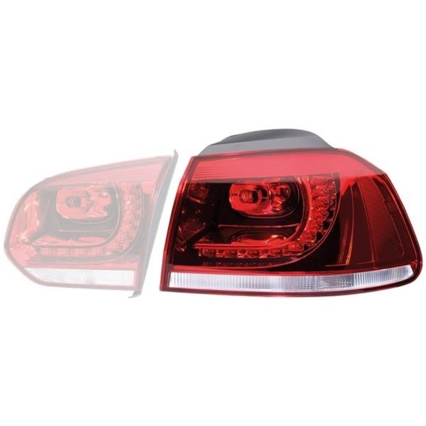 Hella Heckleuchte Rechts LED FüR VW Golf VI 5K1 1.4 5K1_ 2.0 TDI-image