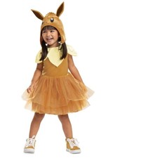 Pokemon EEVEE Halloween Costume 2T Evoli Brown Tutu Dress 4 Pc Girls Toddler