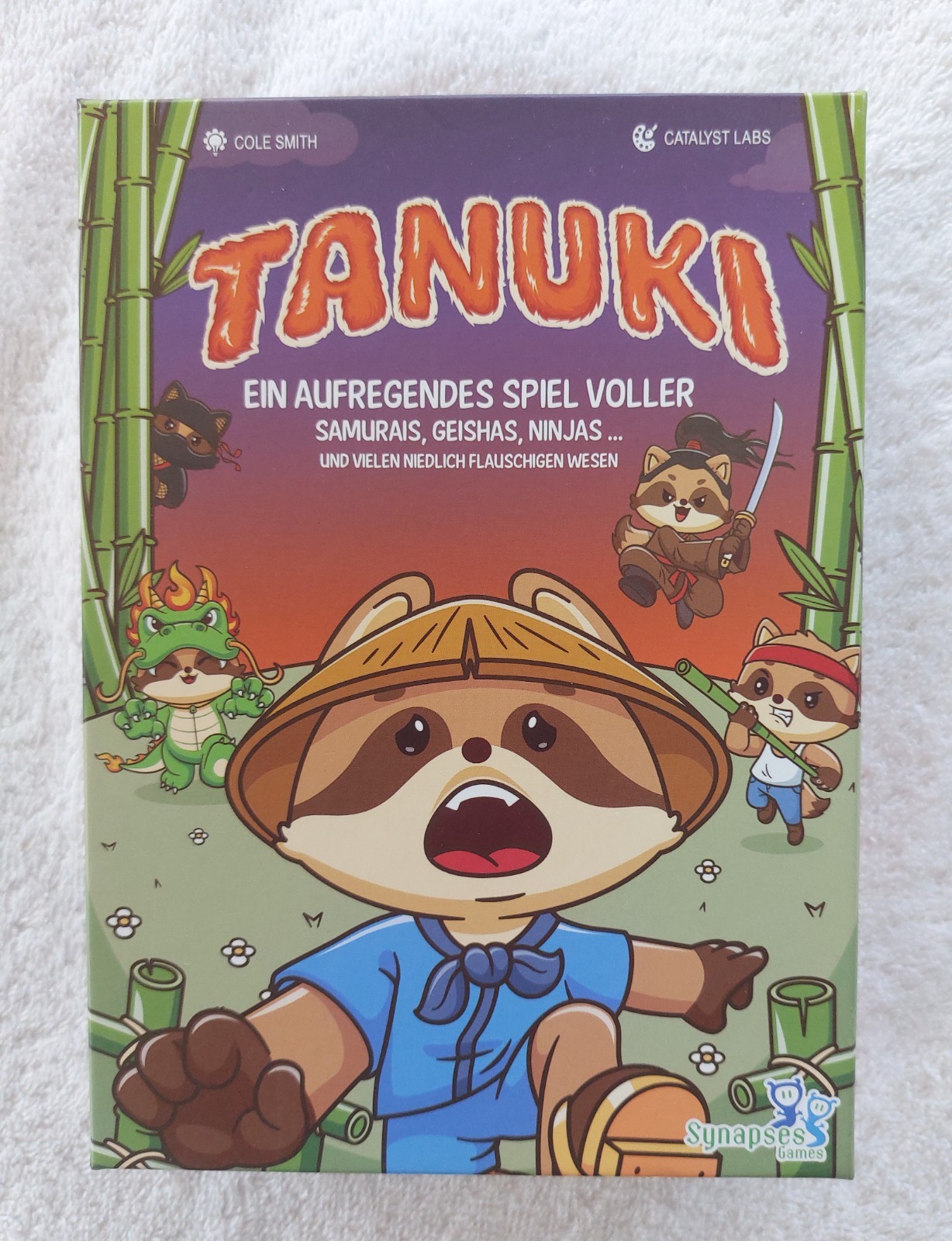TANUKI – ein aufregendes Spiel voller Samurais, Geishas, NINJAS… ab 7 Jahre