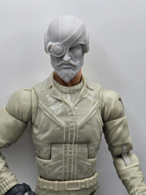 3d Printed IRON GRENADIER VOLTAR HEAD 6'' Joe Classified/Marvel Legends