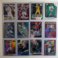 Justin Herbert, Trevor Lawrence, Dwayne Haskins, Sam Darnold Panini Cards,...