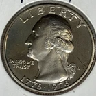 1976-S Proof Washington Bicentennial Quarter, Item 1594