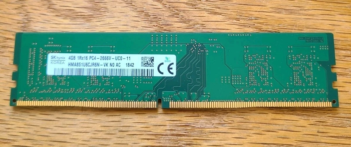 25+ SK hynix Computer RAM 4 GB Capacity per Module for sale