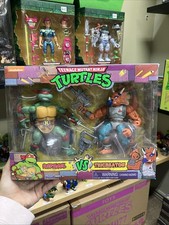 Playmates Toys Teenage Mutant Ninja Turtles Raphael vs Triceraton Action Figures