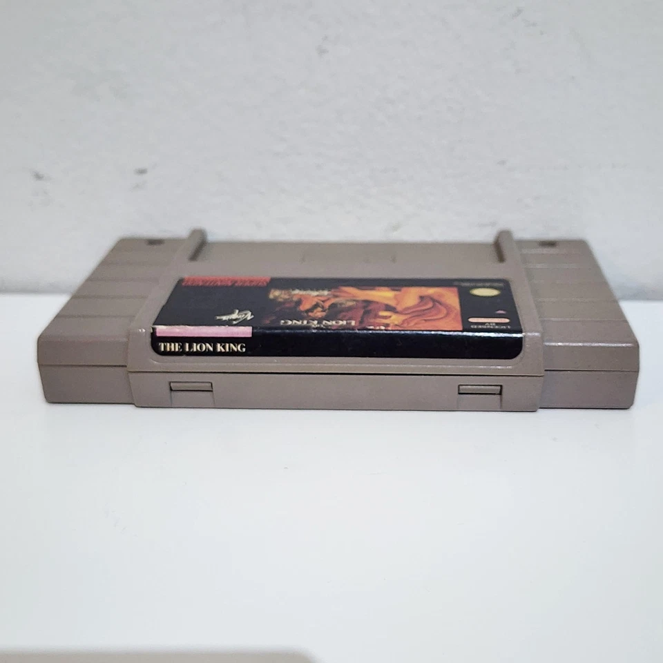 Vintage The Lion King SNES Super Nintendo Game Cartridge Tested Disney 90s Class - Image 3 of 4