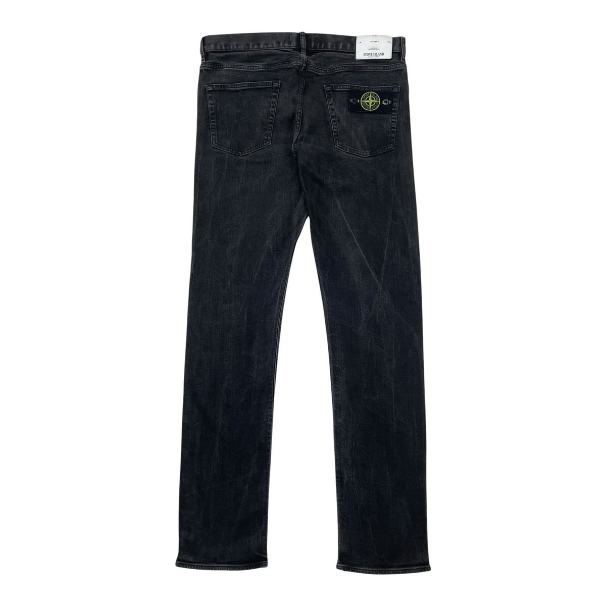 Stone Island RE-T Jeans W34 L34 Trousers Dark Grey Denim Black