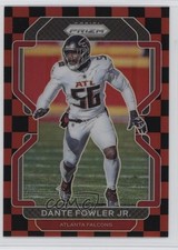 2021 Panini Prizm Black & Red Checker Prizm Dante Fowler Jr #327 2g0