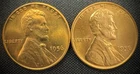 1956 P & D Lincoln Wheat Cent Uncirculated BU 2 Coin Lot From Original Rolls