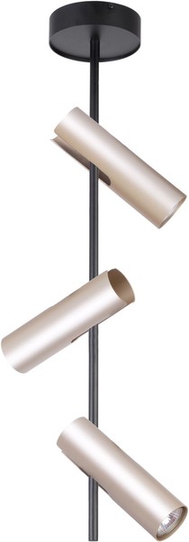 Deckenstrahler Metall Gold Schwarz Verstellbar GU10 Stylische Flur Lampe-image