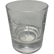 Royal Masonic Hospital Etched Glass Tumbler Collectible Drinkware