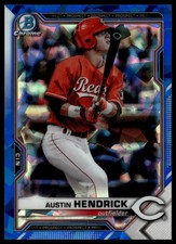 2021 Bowman Chrome Sapphire Edition #BCP-177 Austin Hendrick Prospects