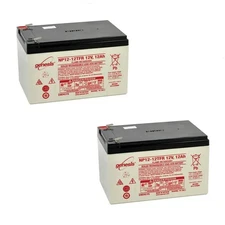 Interstate DCM0012 Replacement Wheelchair Battery 12V 12Ah NP12-12TFR - 2 Pack