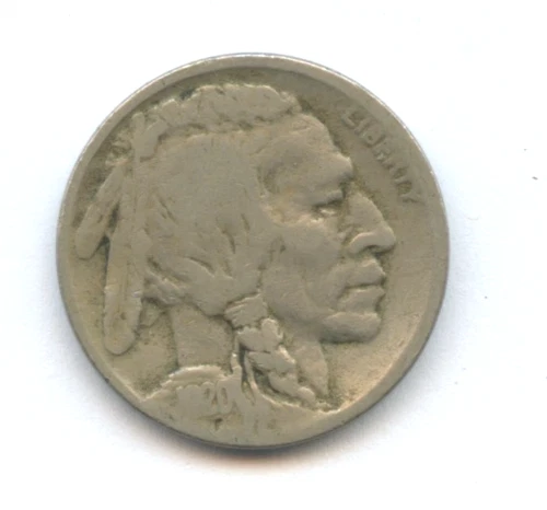 1920- D Buffalo Nickel - Good Condition, Free Shipping