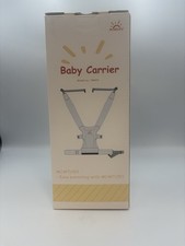 MOMTORY Baby Carrier Dark Grey, Adjustable Hip Seat For Newborns