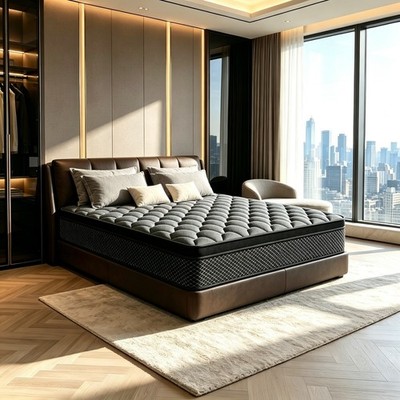 12'' 14'' Gel Memory Foam Pocket Spring Hybrid Queen Mattress King Size In A Box