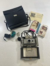 Vintage Polaroid Automatic 230 Land Camera with Flash Case Manual And Bulbs