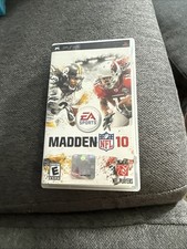 Madden NFL 10 Sony PSP Video Game 2009 EA Sports, Case Manual