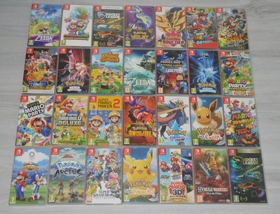 Nintendo Switch Spiele u.a  Mario, Pokémon, Zelda, Party, Kart, Minecraft, Lite