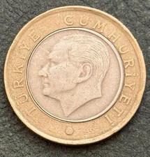 CIRCULATED COIN / 2009 TURKEY / 1 LIRA