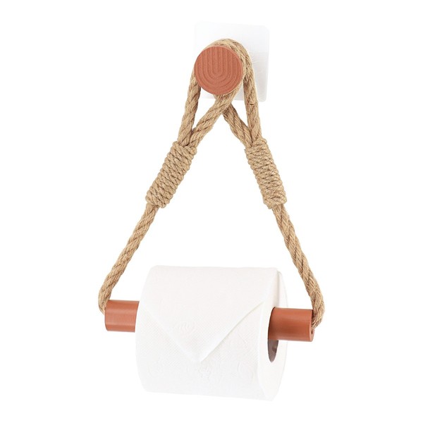 Toilettenpapierhalter Wc Klopapierhalter Bambus Braun Klorollenhalter Badezimmer-image