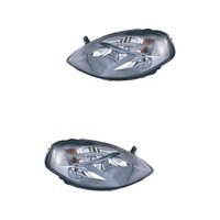 Halogen Scheinwerfer Set Links & Rechts Hauptscheinwerfer H3 FüR Lancia Ypsilon