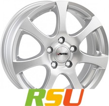 Autec Typ Z - Zenit brillantsilber 5.5x14" ET38 LK4 100 ML 60.1 Alufelgen 14 ...