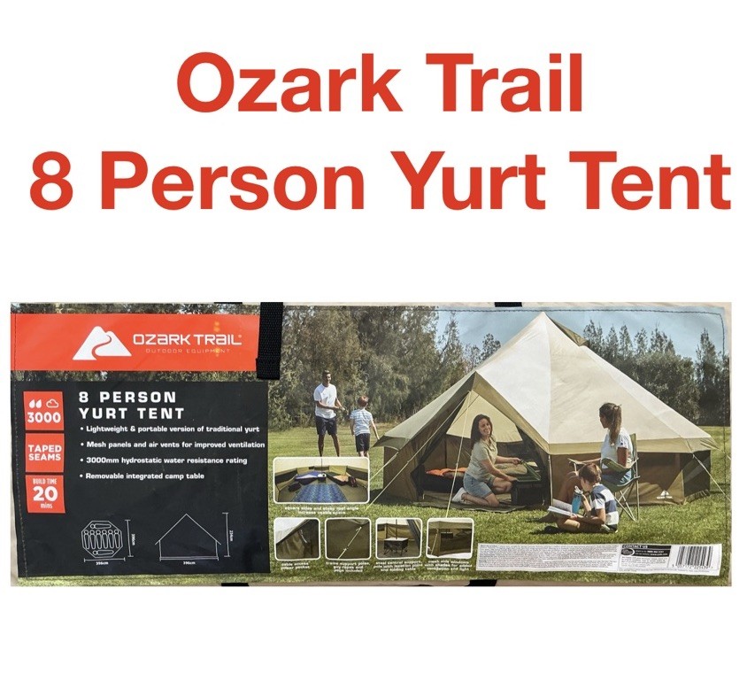 Ozark Trail Olive Green Person Yurt Tent BRAND NEW UK